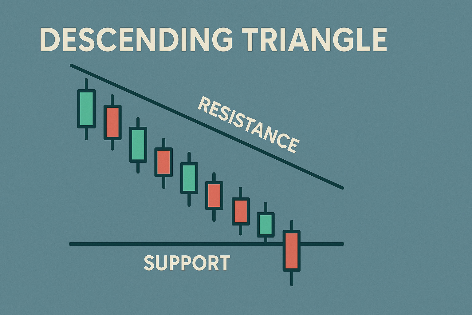 descending triangle